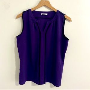 Calvin Klein Sleeveless Purple Blouse